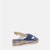 Modré dámske semišové sandále U.S. Polo Assn.