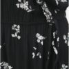 Čierne kvetované šaty Dorothy Perkins