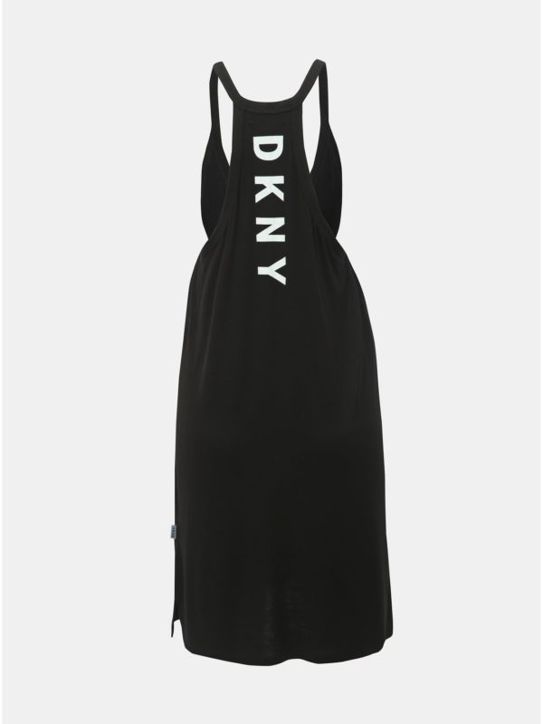 Čierna nočná košieľka DKNY