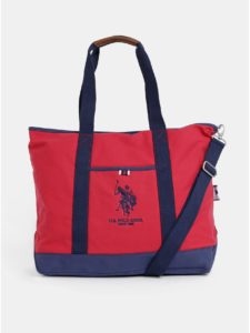 Červená dámska taška U.S. Polo Assn.