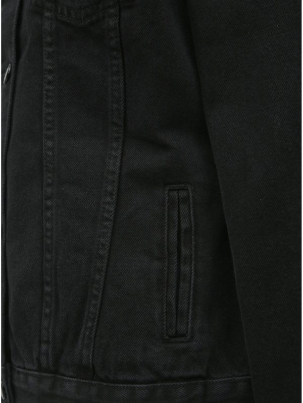 Čierna rifľová bunda Dorothy Perkins Tall