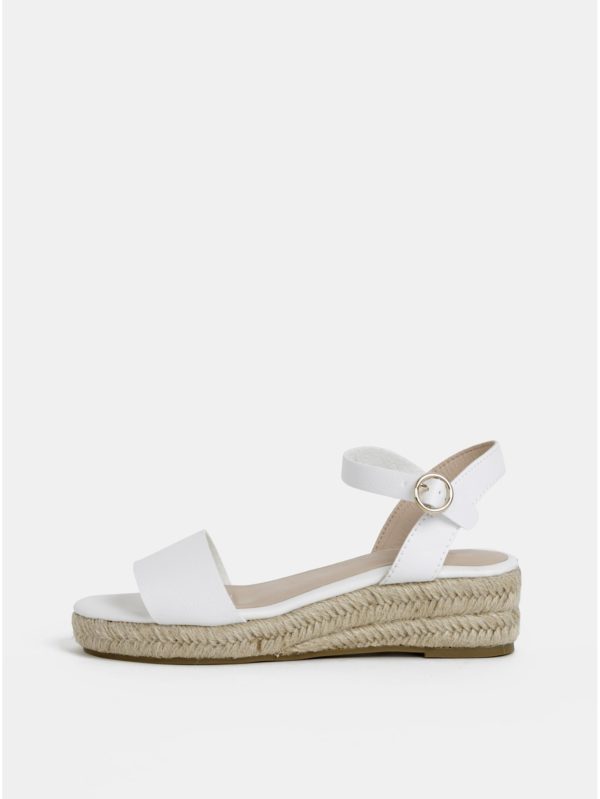 Biele sandále Dorothy Perkins