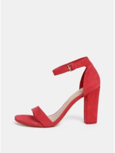 Červené semišové sandálky ALDO
