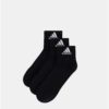 Balenie troch párov čiernych pánskych ponožiek adidas Performance