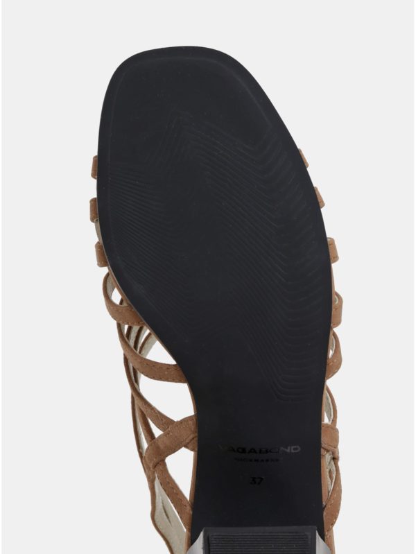 Hnedé semišové sandálky Vagabond Bella