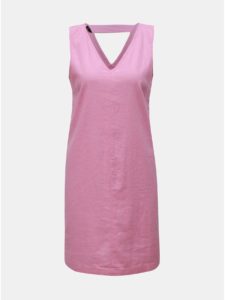 Ružové ľanové šaty M&Co Petite