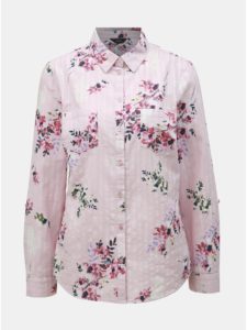 Ružová kvetovaná košeľa M&Co