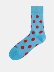 Modré bodkované ponožky Fusakle Guličkár nápadný