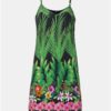 Zelené vzorované šaty Desigual Annette