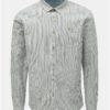 Sivo–biela pruhovaná košeľa Shine Original