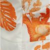 Oranžovo–biele vzorované maxišaty s volánom Dorothy Perkins