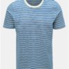 Bielo–modré pruhované tričko Selected Homme The Perfect
