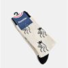 Čierno–krémové vzorované ponožky Fusakle Lev