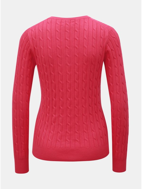 Ružový dámsky sveter GANT