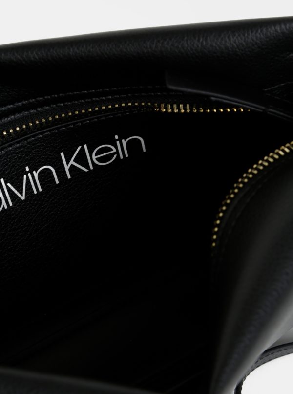 Čierna crossbody kabelka Calvin Klein Jeans