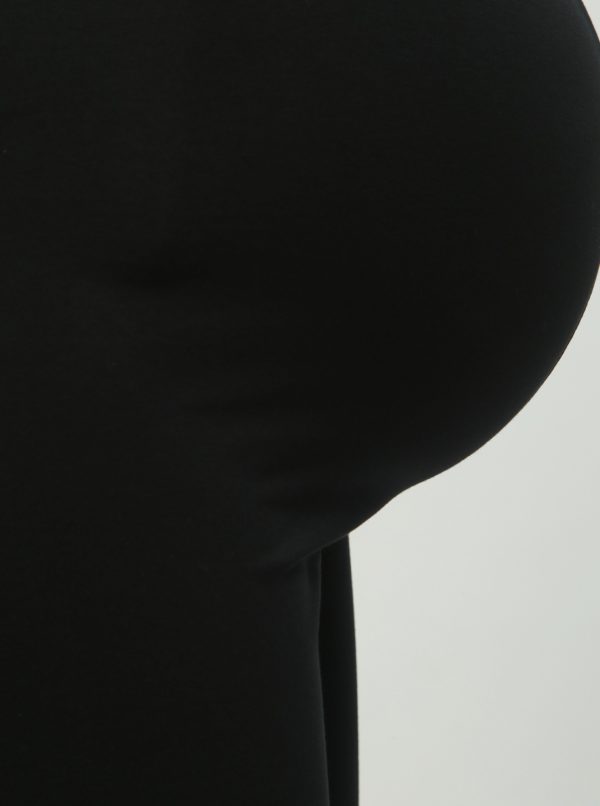 Balenie dvoch čiernych 3/4 tehotenských legín Mama.licious