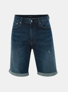Modré pánske slim fit rifľové kraťasy Calvin Klein Jeans