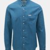 Modrá pánska rifľová regular fit košeľa Calvin Klein Jeans