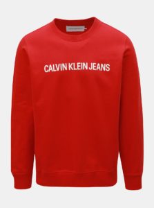 Červená pánska mikina Calvin Klein Jeans