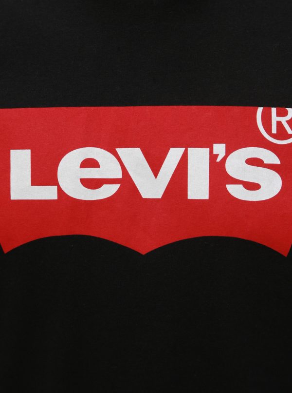 Čierne pánske tričko s potlačou Levi's®