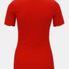 Červené rebrované tričko Dorothy Perkins