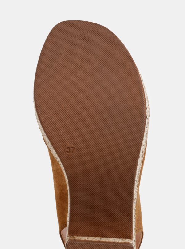 Hnedé semišové sandálky OJJU