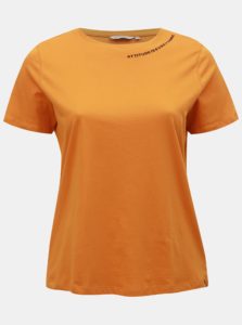 Oranžové tričko ONLY CARMAKOMA Daggie