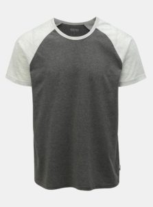 Sivé melírované tričko Burton Menswear London