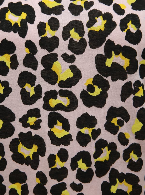 Ružové tričko s leopardím vzorom TALLY WEiJL