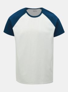Modro–biele tričko Burton Menswear London