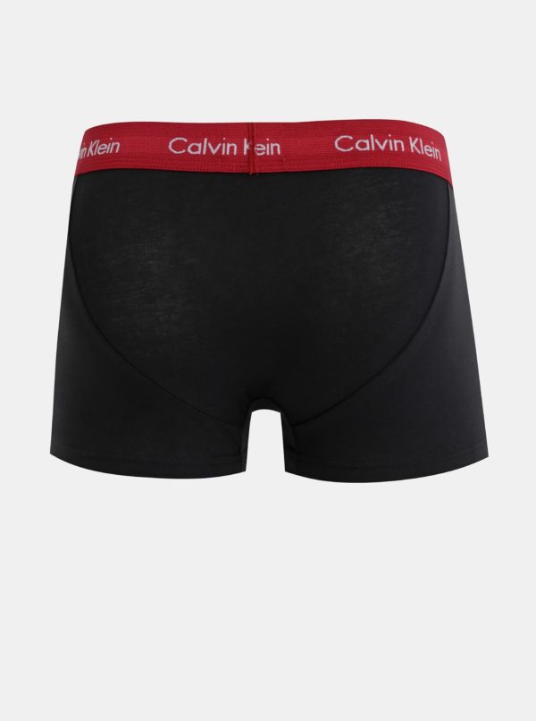 Balenie troch čiernych boxeriek Calvin Klein Underwear