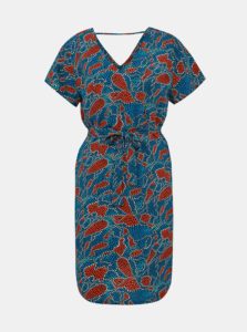 Červeno–modré vzorované šaty ONLY Nova