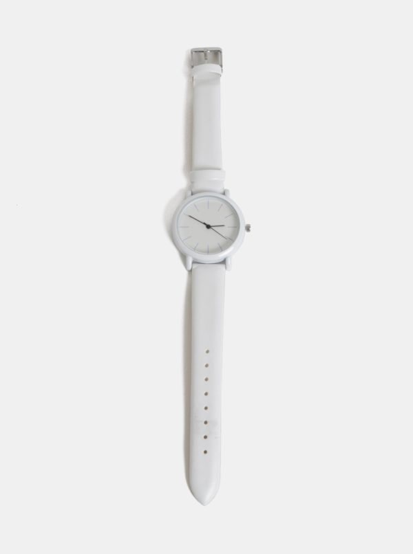 Dámske hodinky s bielym remienkom Haily´s Sammy
