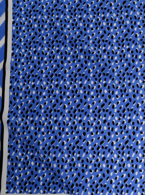 Modrá vzorovaná šatka Pieces Chia