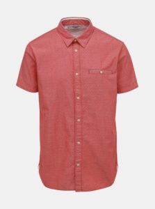 Červená vzorovaná slim fit košeľa s vreckom Selected Homme Bobby