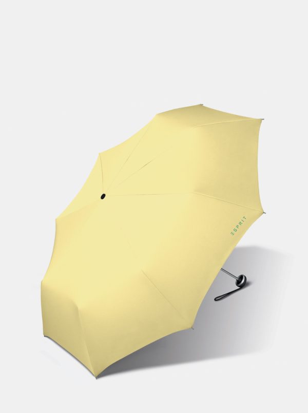 Žltý skladací dáždnik Esprit Mini ALU