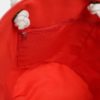 Krémovo-červená dámska pruhovaná plážová taška Tom Joule