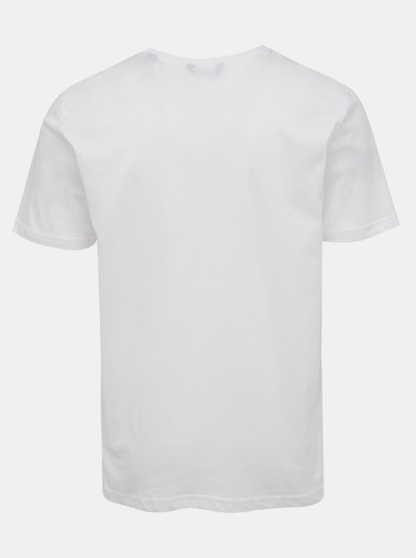 Biele tričko s potlačou ONLY & SONS Bucks