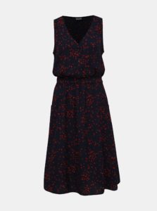 Tmavomodré vzorované šaty Jacqueline de Yong Layla