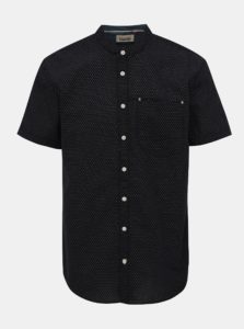 Černá vzorovaná košeľa Blend