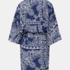 Tmavomodré vzorované kimono Dorothy Perkins