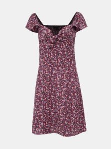 Vínové kvetované šaty Dorothy Perkins