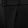 Čierne skrátené nohavice s vysokým pásom Dorothy Perkins