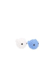Dva štvorzubce do sušičky v bielej a modrej farbe Kikkerland