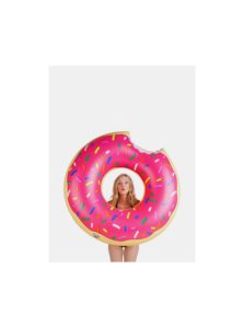 Rúžový nafukovací kruh do vody v tvare donutu BigMouth Inc.