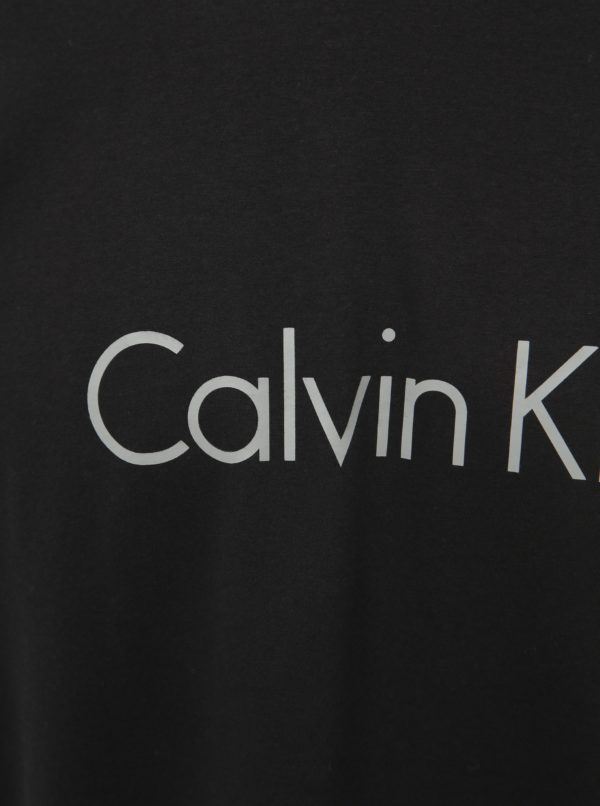 Čierne pánske tričko s dlhým rukávom Calvin Klein Underwear