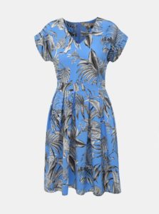 Modré kvetované šaty Billie & Blossom