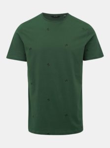Zelené vzorované tričko ONLY & SONS Kyon