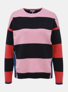 Modro-ružový pruhovaný sveter M&Co Milano