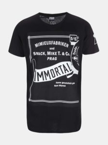 Čierne pánske tričko Smack Immortal by Anna Mimieux